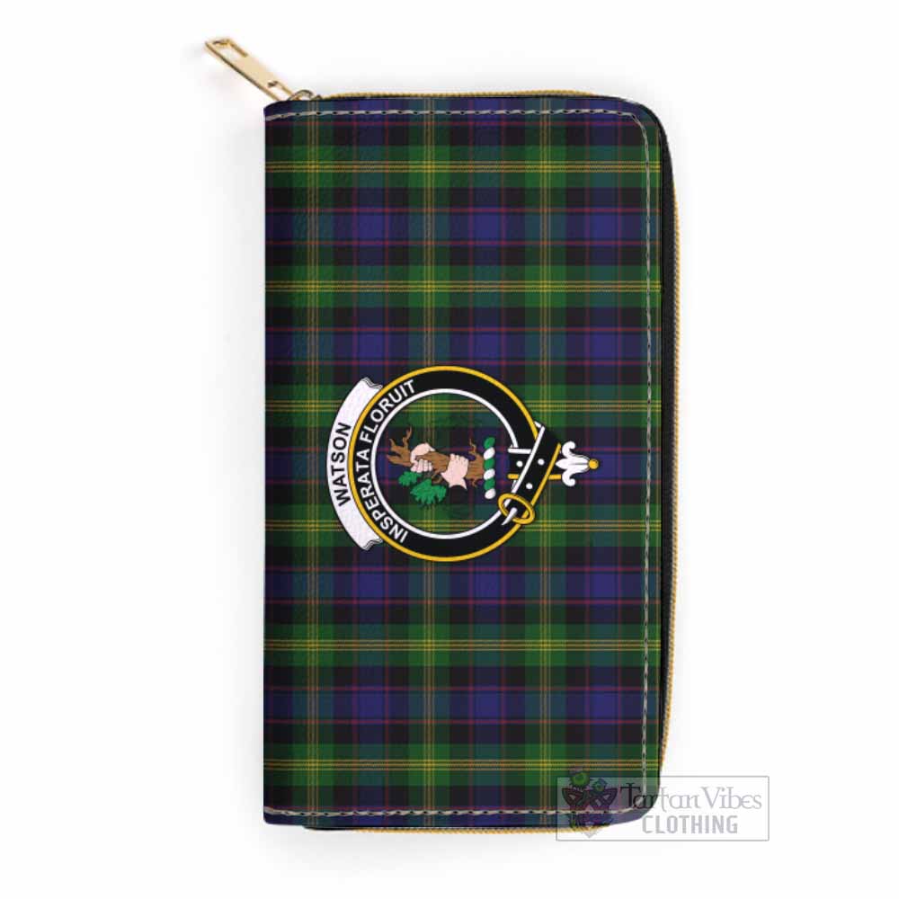 Tartan Vibes Clothing Watson Tartan Women's Leather Wallet with Family Crest