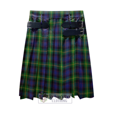 Watson Tartan Men's Pleated Skirt - Fashion Casual Retro Scottish Kilt Style