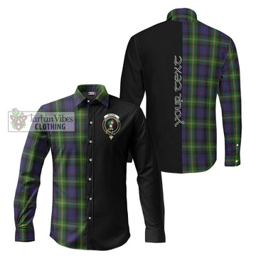 Watson Tartan Long Sleeve Button Shirt with Family Crest and Half Of Me Style