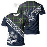 Watson Tartan T-Shirt Featuring Thistle and Scotland Map Kid's Shirt - Tartanvibesclothing Store