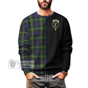 Watson Tartan Sweatshirt with Family Crest and Half Of Me Style Unisex - Tartanvibesclothing Shop