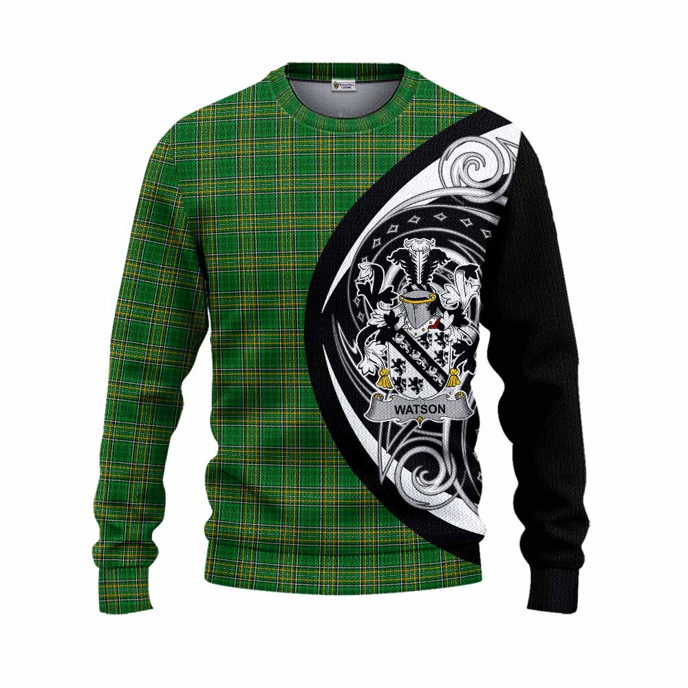 Tartan Vibes Clothing Watson Irish Clan Knitted Sweater Celtic Circle Style
