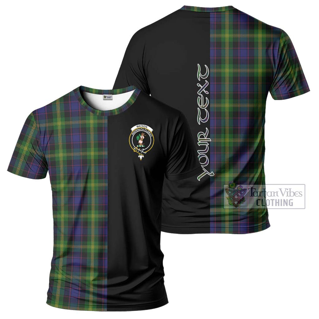 Watson Tartan T-Shirt with Family Crest and Half Of Me Style Kid's Shirt - Tartanvibesclothing Shop