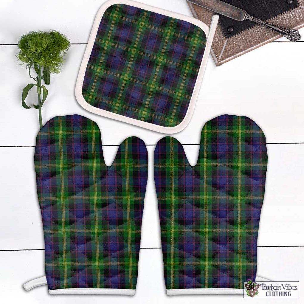 Watson Tartan Combo Oven Mitt & Pot-Holder Combo 1 Oven Mitt & 1 Pot-Holder White - Tartan Vibes Clothing