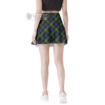 Watson Tartan Women's Plated Mini Skirt