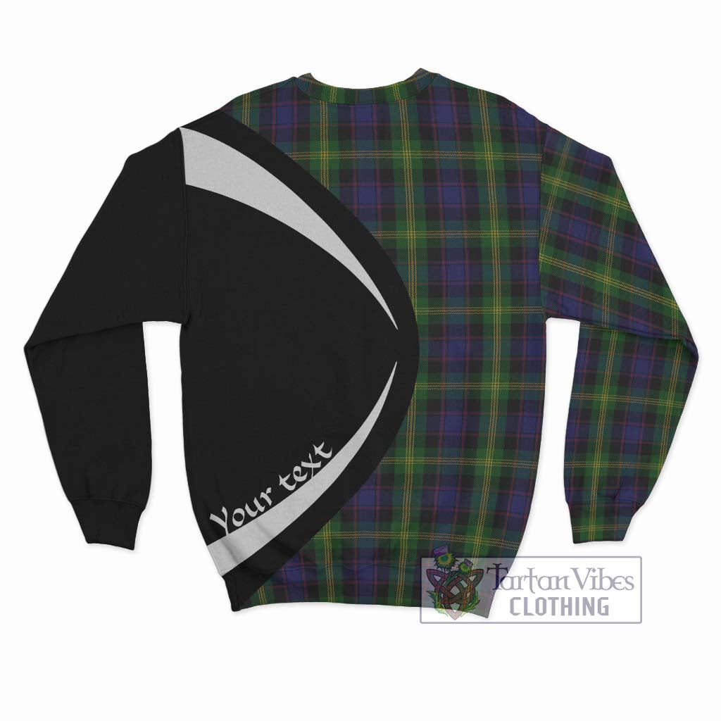 Watson Tartan Sweatshirt with Family Crest Circle Style - Tartan Vibes Clothing