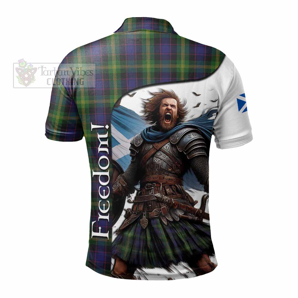 Watson Crest Tartan Polo Shirt Inspired by the Freedom of Scottish Warrior - Tartan Vibes Clothing
