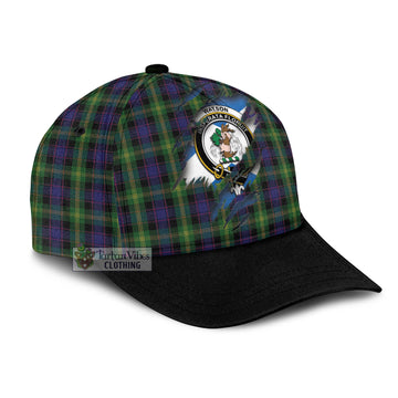 Watson Tartan Classic Cap with Family Crest In Me Style
