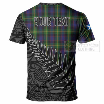 Watson Crest Tartan T-Shirt with New Zealand Silver Fern Half Style