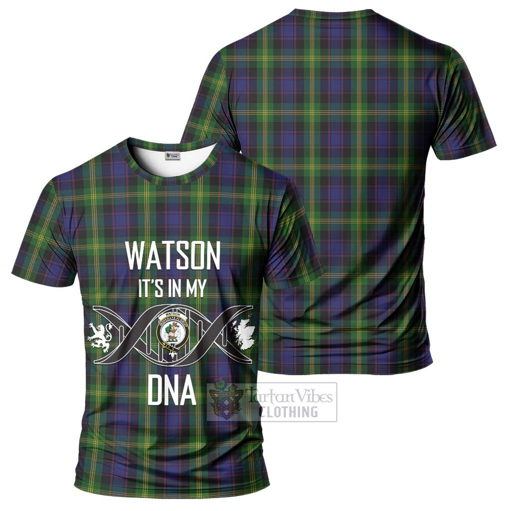 Watson Tartan T-Shirt with Family Crest DNA In Me Style - Tartan Vibes Clothing