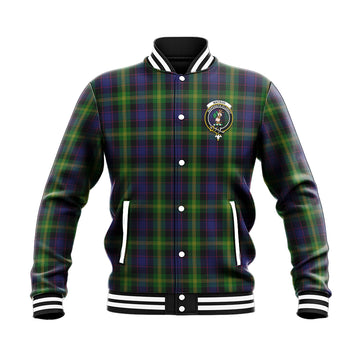 Watson Tartan Baseball Jacket with Family Crest