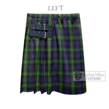 Watson Tartan Men's Pleated Skirt - Fashion Casual Retro Scottish Kilt Style