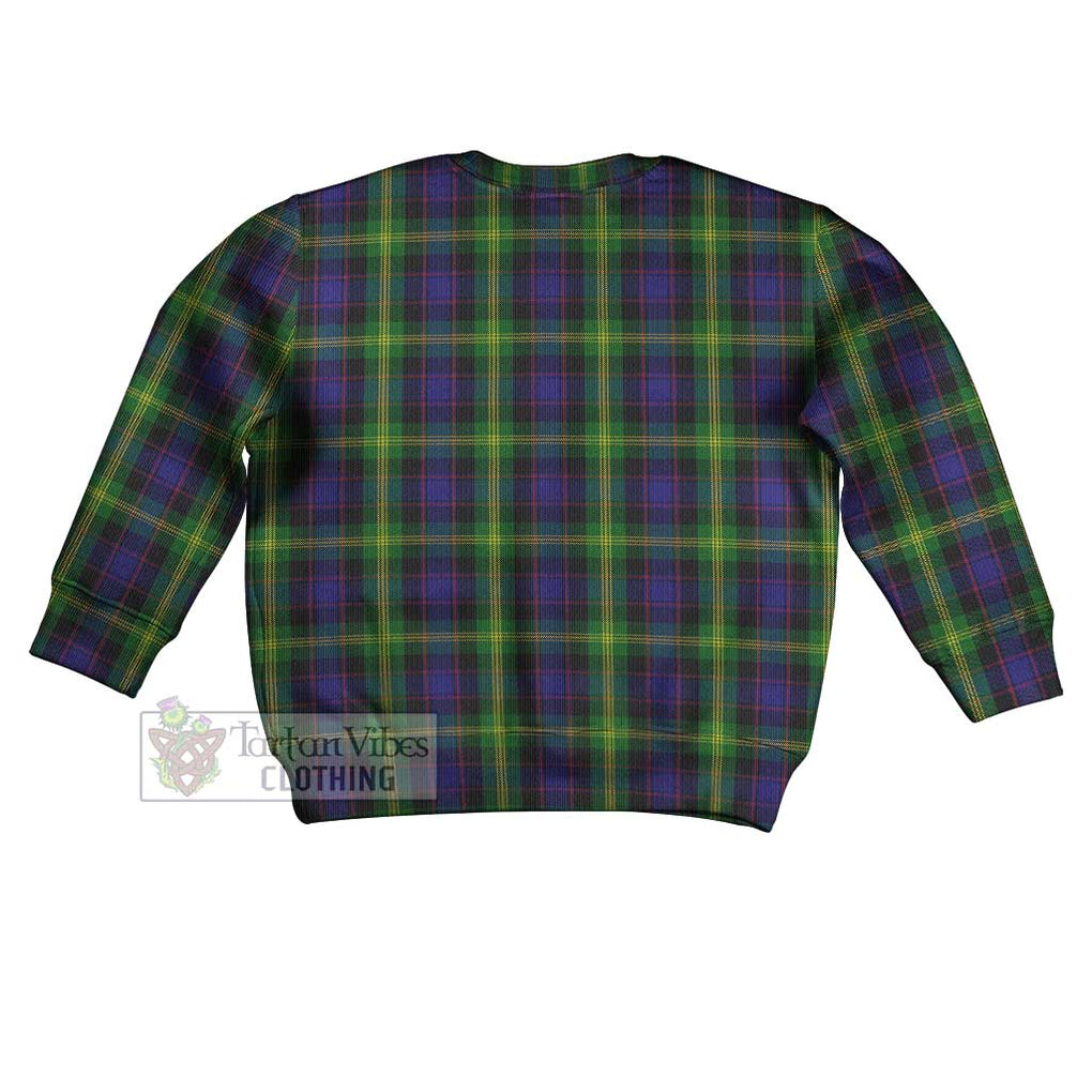 Tartan Vibes Clothing Watson Tartan Kid Ugly Sweater with Family Crest