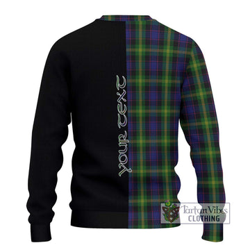 Watson Tartan Ugly Sweater with Family Crest and Half Of Me Style