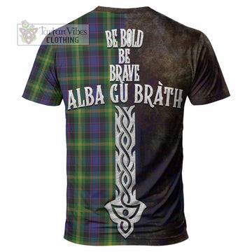 Watson Tartan Family Crest T-Shirt Alba Gu Brath Be Brave Lion Ancient Style