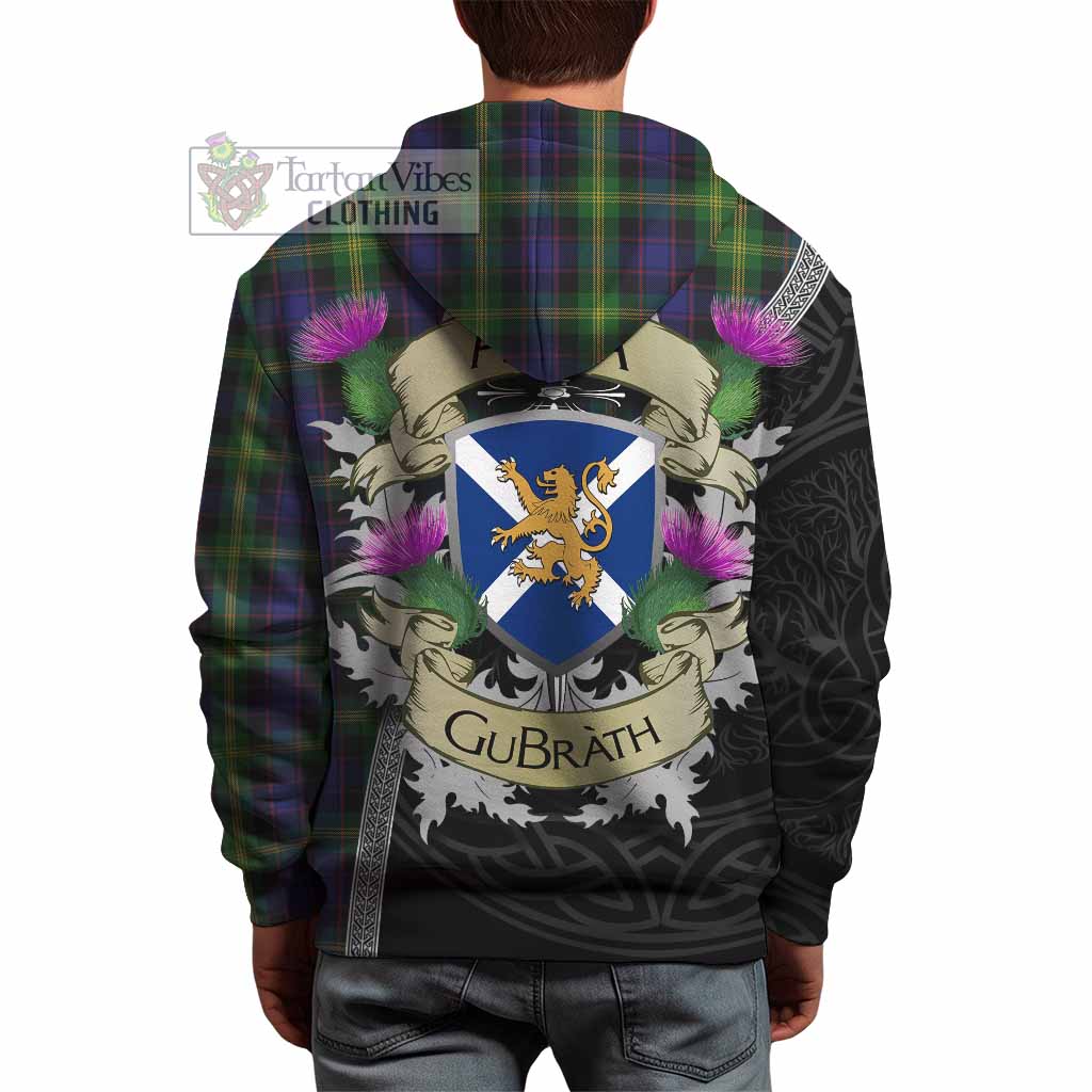 Tartan Vibes Clothing Watson Tartan Family Crest Hoodie Lion Rampant Royal Thistle Shield Celtic Inspired