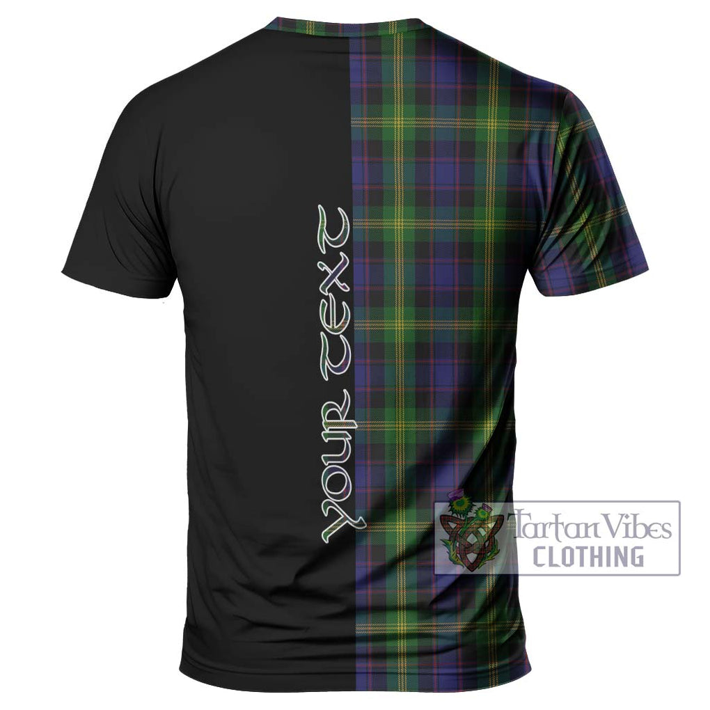 Watson Tartan T-Shirt with Family Crest and Half Of Me Style - Tartanvibesclothing Shop