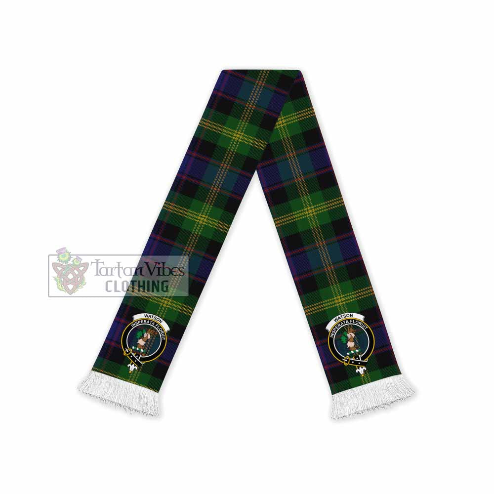 Tartan Vibes Clothing Watson Tartan Ruffneck Scarf with Family Crest