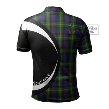 Watson Tartan Men's Polo Shirt with Family Crest Circle Style - Tartan Vibes Clothing