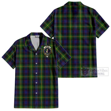 Watson Tartan Cotton Hawaiian Shirt with Family Crest Kid - Tartan Vibes Clothing
