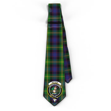 Watson Tartan Classic Necktie with Family Crest