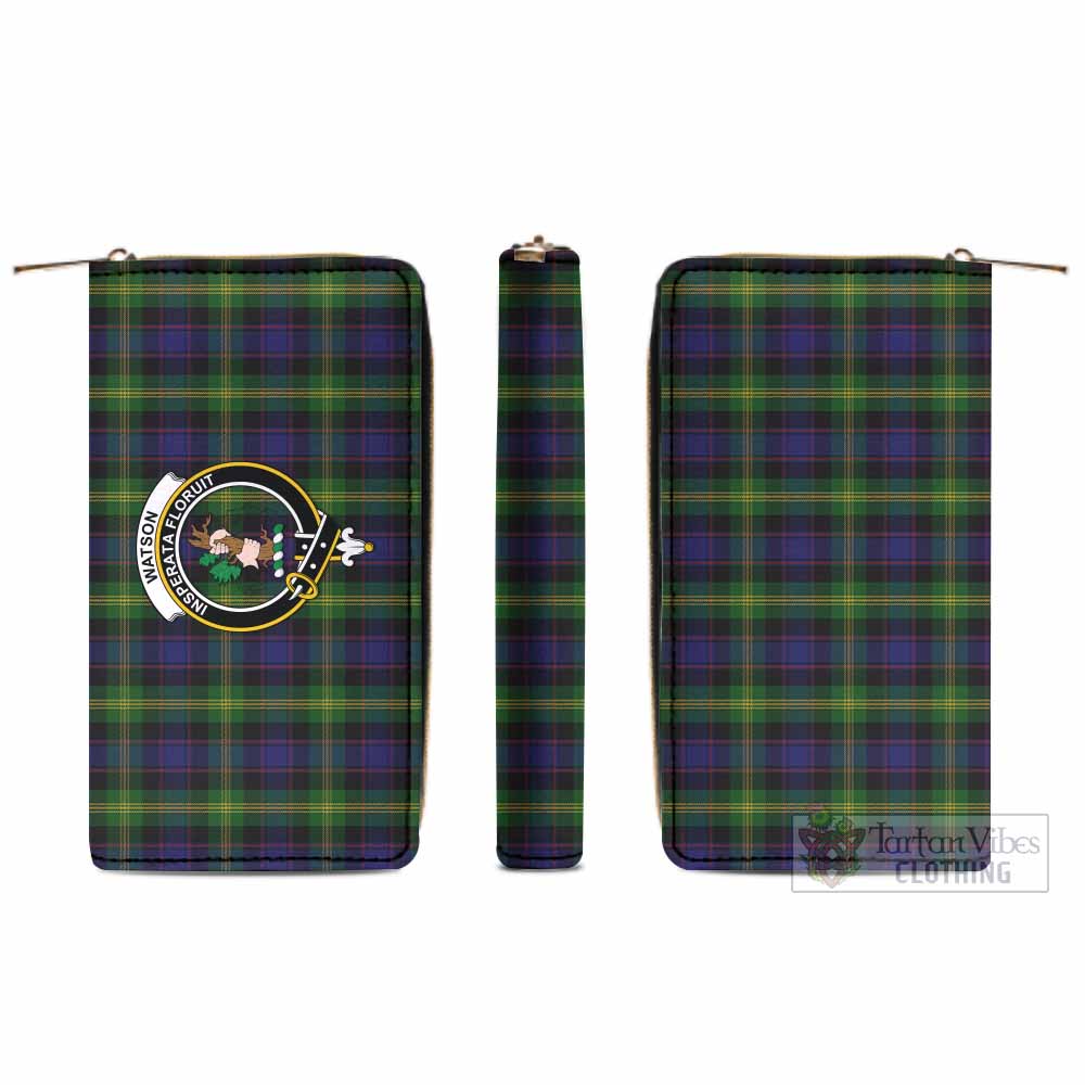 Tartan Vibes Clothing Watson Tartan Women's Leather Wallet with Family Crest