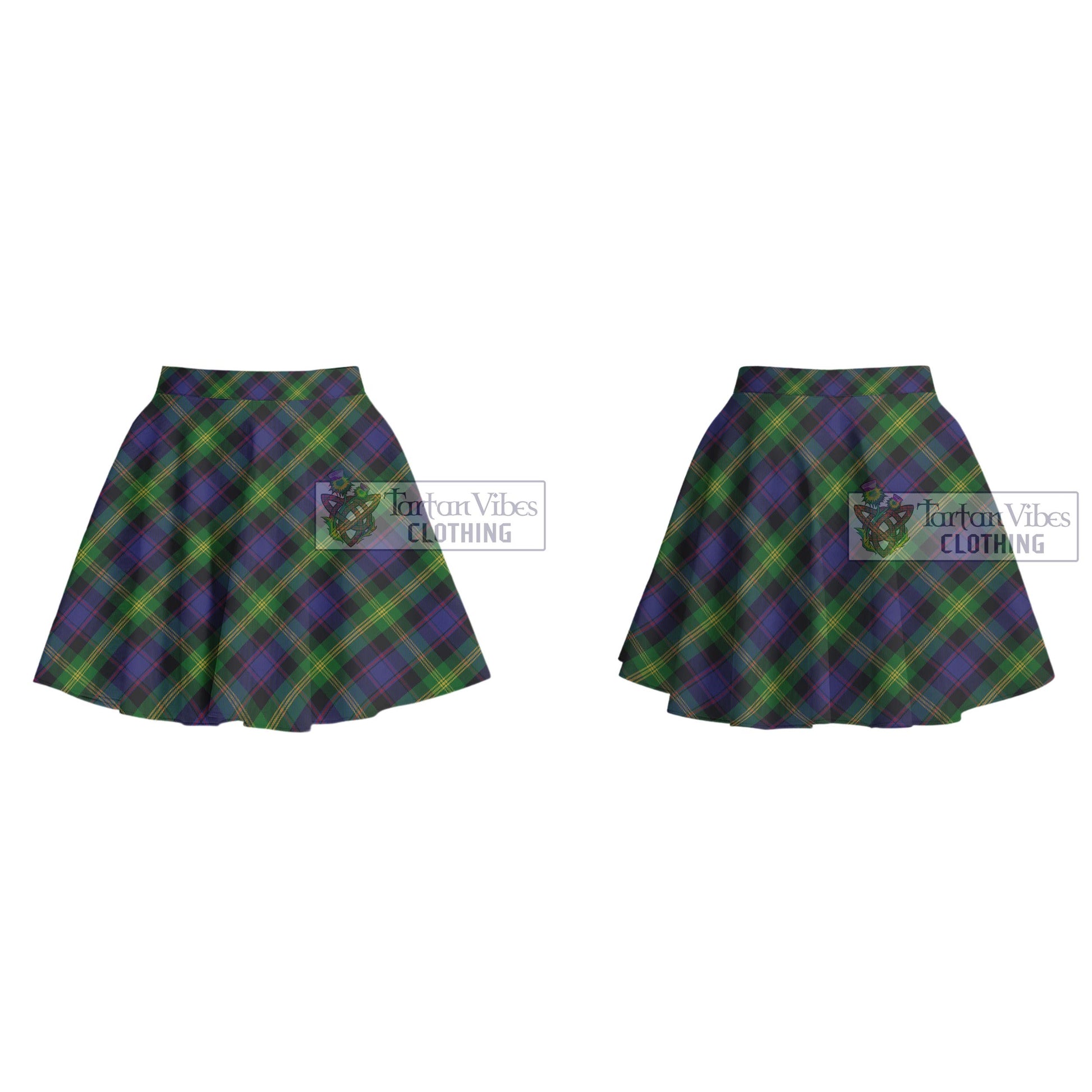 Tartan Vibes Clothing Watson Tartan Women's Plated Mini Skirt