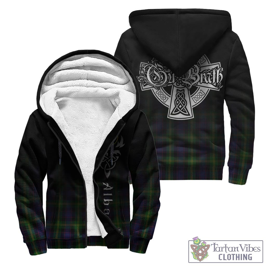 Tartan Vibes Clothing Watson Tartan Sherpa Hoodie Featuring Alba Gu Brath Family Crest Celtic Inspired