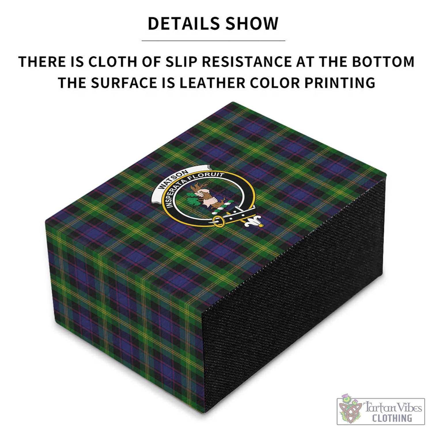 Tartan Vibes Clothing Watson Tartan Pen Holder with Family Crest