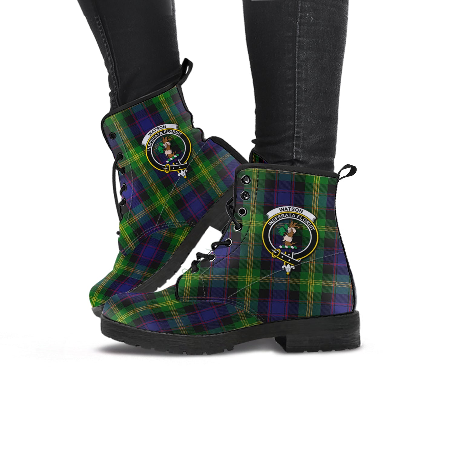 watson-tartan-leather-boots-with-family-crest