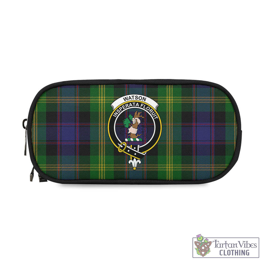 Tartan Vibes Clothing Watson Tartan Pen and Pencil Case with Family Crest