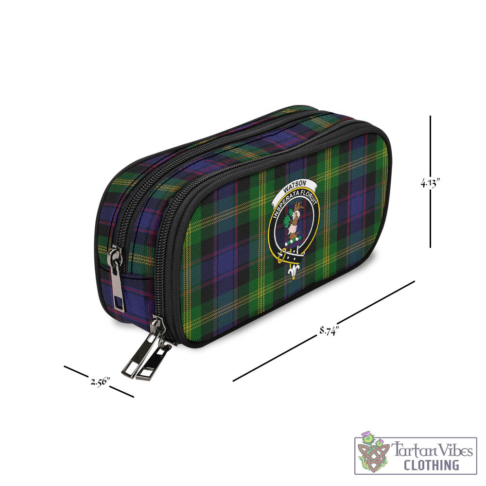 Tartan Vibes Clothing Watson Tartan Pen and Pencil Case with Family Crest