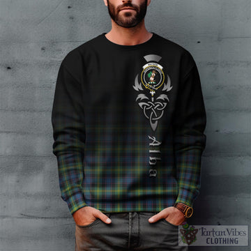 Watson Ancient Tartan Sweatshirt Featuring Alba Gu Brath Family Crest Celtic Inspired
