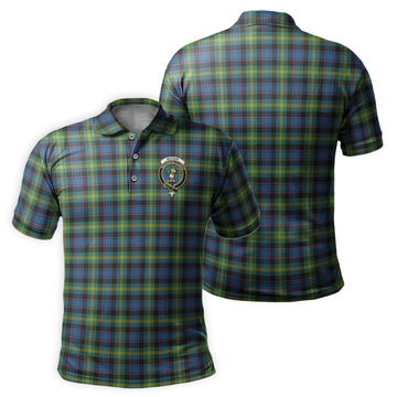 Watson Ancient Tartan Men's Polo Shirt with Family Crest