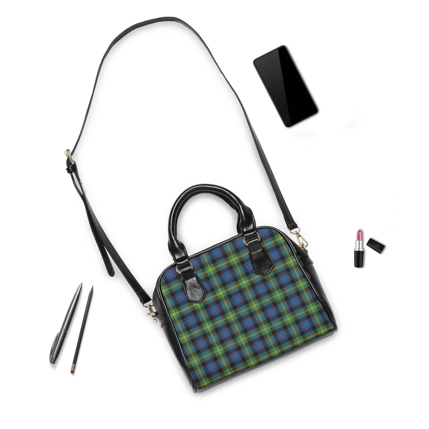 Watson Ancient Tartan Shoulder Handbags - Tartanvibesclothing