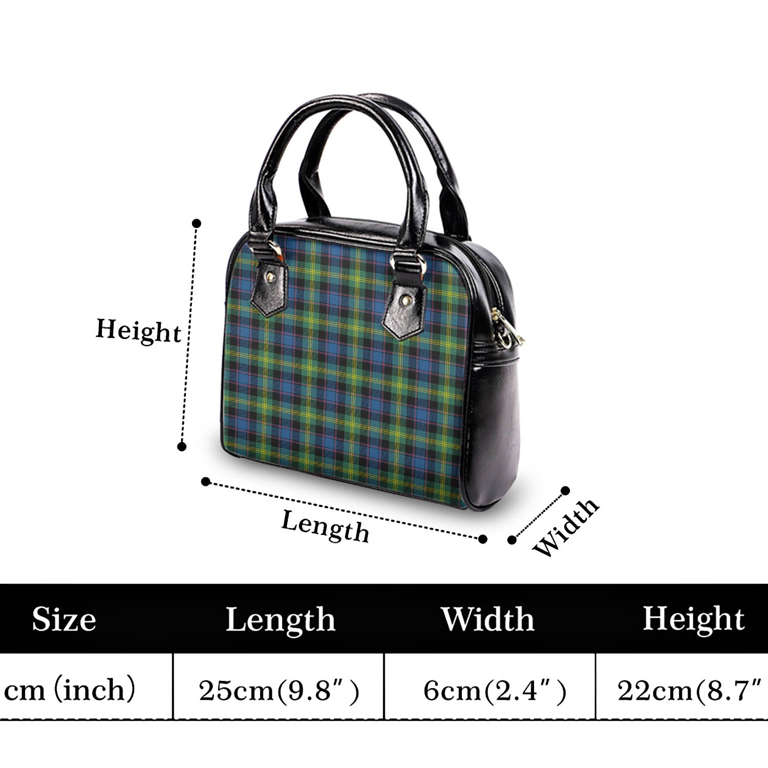 Watson Ancient Tartan Shoulder Handbags - Tartanvibesclothing