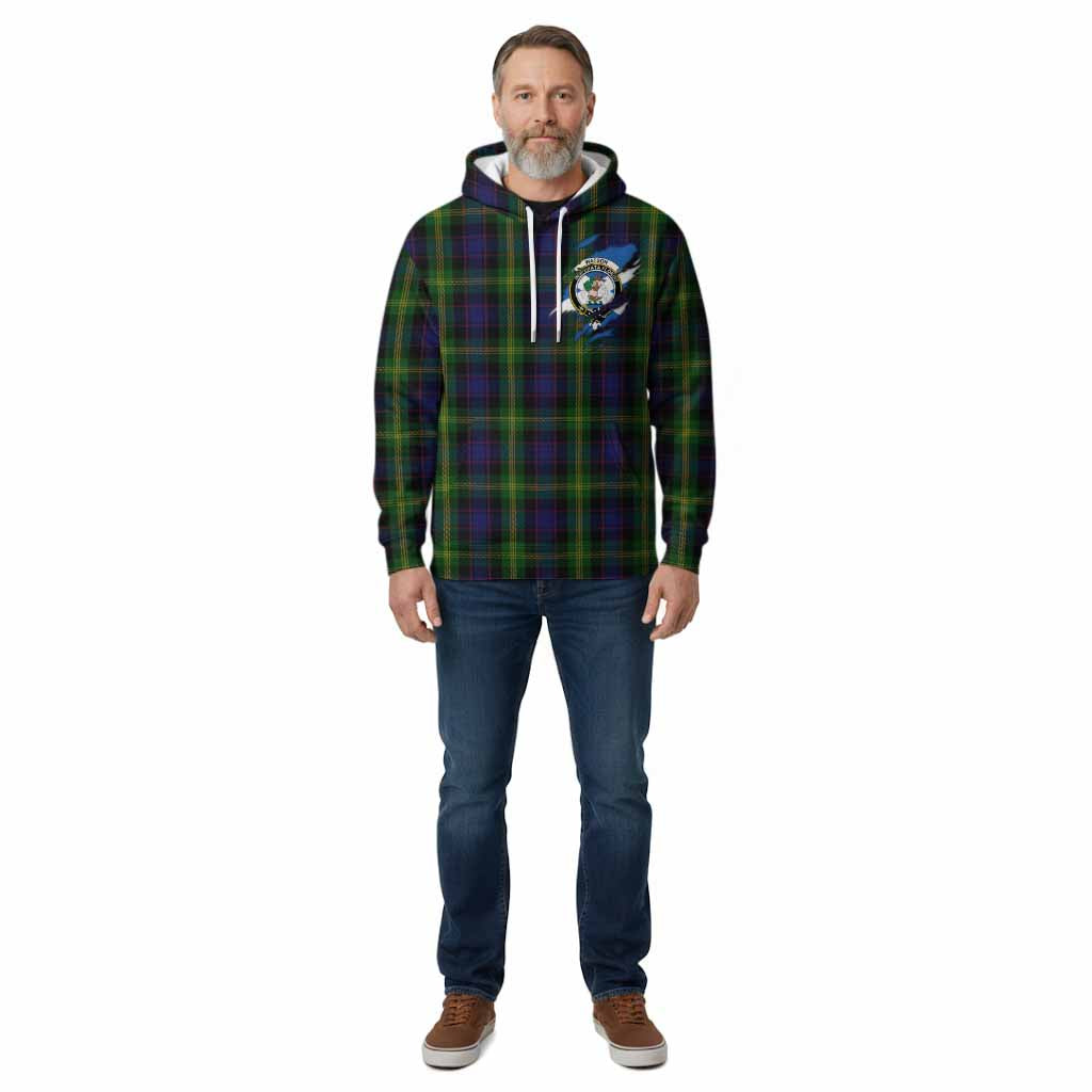 Watson Clan Crest In Me Tartan Cotton Hoodie Scotland Flag Style