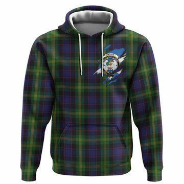 Watson Clan Crest In Me Tartan Hoodie Scotland Flag Style