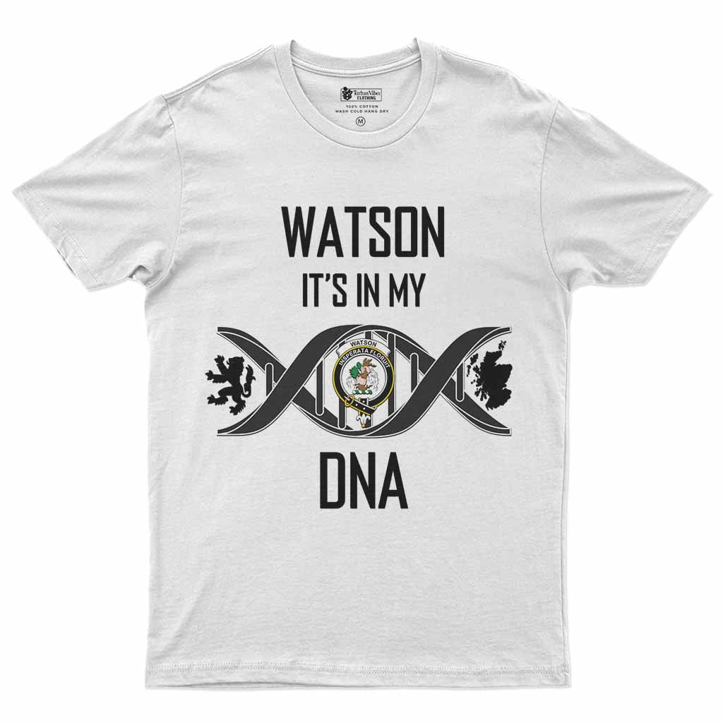 Watson Clan DNA Men's T-Shirt White - Tartan Vibes Clothing