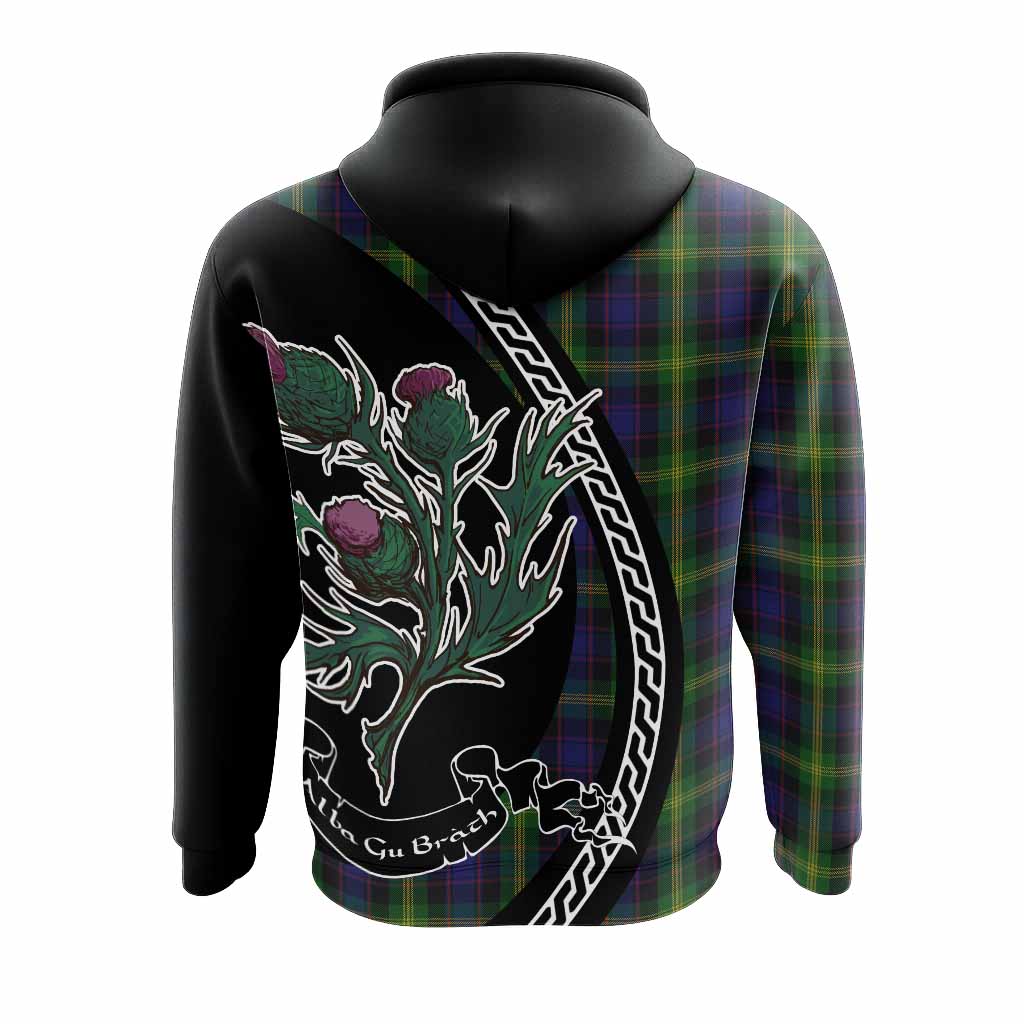 Watson Family Crest Tartan Hoodie Alba Thistle Inspired - Tartan Vibes Clothing