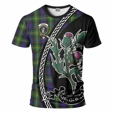 Watson Family Crest Tartan T-Shirt Alba Thistle Inspired - Tartan Vibes Clothing
