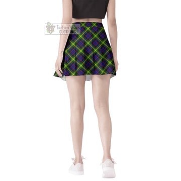 Watson Modern Tartan Women's Plated Mini Skirt