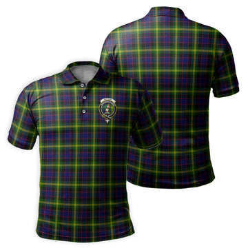 Watson Modern Tartan Men's Polo Shirt with Family Crest