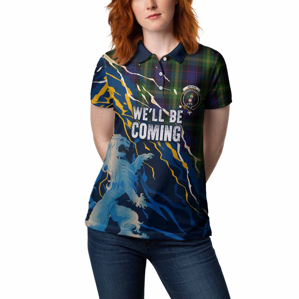 Watson Scotland Tartan Women Polo Shirt WC2026 Football - We'll Be Coming