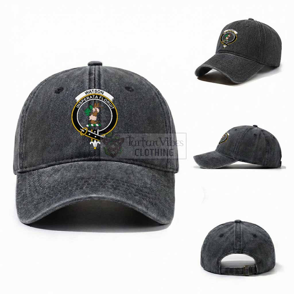 Watson Scottish Clan Crest Washed Baseball Cap