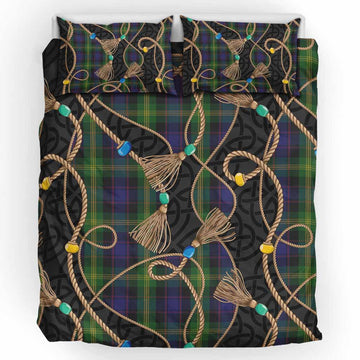 Watson Scottish Tartan Twisted Ropes Stylized Bedding Set UK Bedding Set UK King 91*87 inch - Tartan Vibes Clothing
