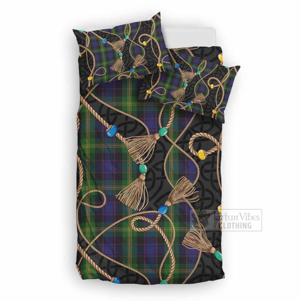 Watson Scottish Tartan Twisted Ropes Stylized Bedding Set UK Bedding Set UK Double 79*79 inch - Tartan Vibes Clothing