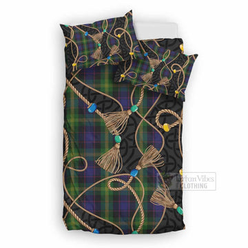 Watson Scottish Tartan Twisted Ropes Stylized Bedding Set UK Bedding Set UK Double 79*79 inch - Tartan Vibes Clothing