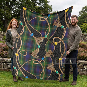Watson Scottish Tartan Twisted Ropes Stylized Blanket - Tartan Vibes Clothing