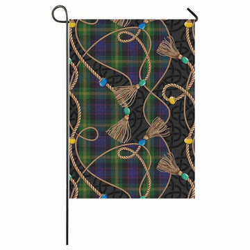 Watson Scottish Tartan Twisted Ropes Stylized Garden Flag